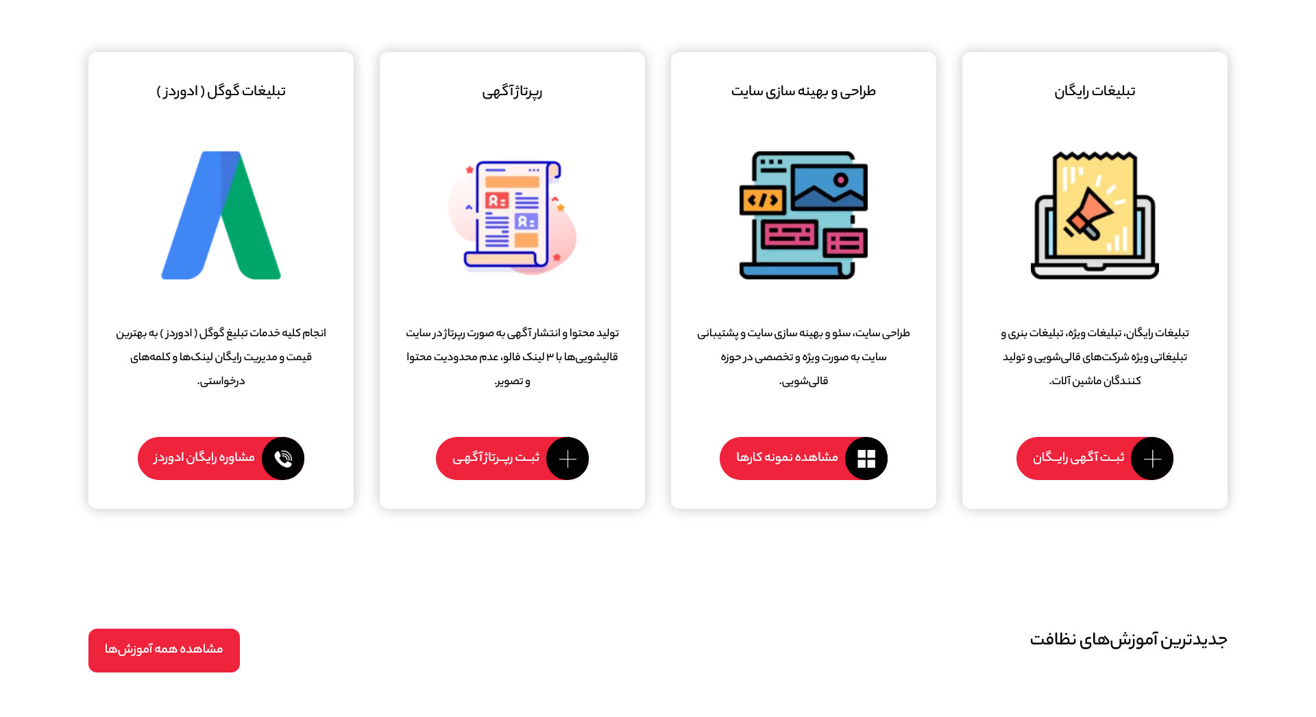 طراحی سایت قالیشویی‌ ها