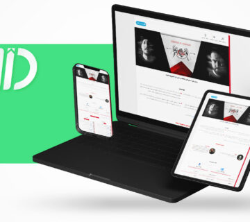 طراحی سایت فروش آلبوم دلی از محمدرضا شایع و صادق