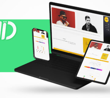 طراحی سایت پیش فروش آلبوم زاخار از مهراد هیدن و سامان ویلسون